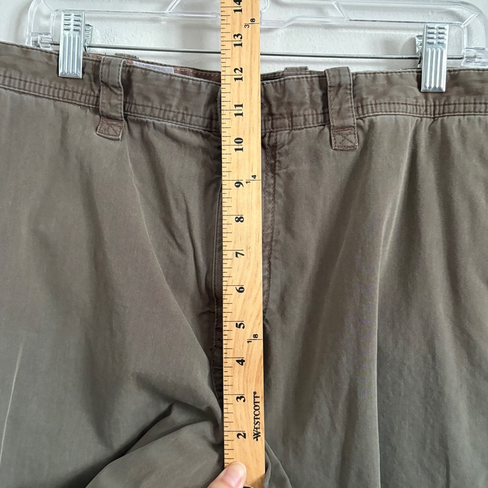Eddie Bauer Mens Cargo Shorts Size 38 Green Utility Casual 100% Cotton Outdoor - Picture 7 of 10